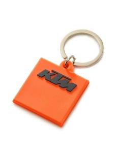 Llavero de Goma con Logo KTM Naranja/Negro