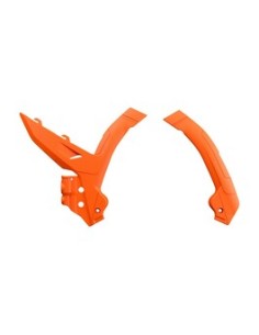 Protector de Chasis Polisport KTM SX/SX-F 23-24 EXC/EXC-F 24 Naranja | Motocross, Enduro, Trail, Trial
