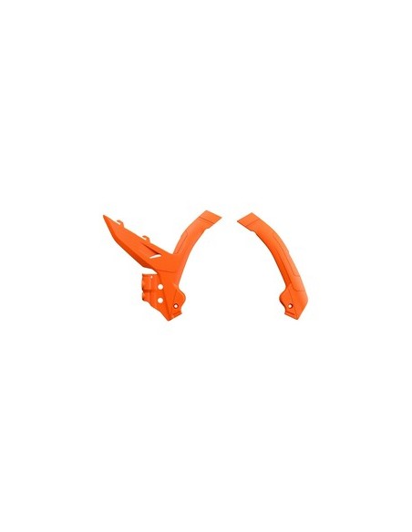 Protector de Chasis Polisport KTM SX/SX-F 23-24 EXC/EXC-F 24 Naranja | Motocross, Enduro, Trail, Trial