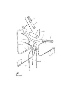 Soporte de Leva Yamaha Derecha PW 50 88-99