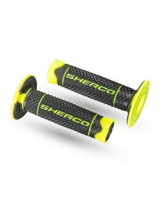 Puños Sherco Negro/Amarillo Fluor