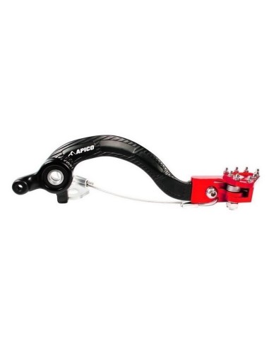 Pedal de Freno Trasero Honda CRF 250 R 10-22 CRF 450 R 05-22 Negro/Rojo