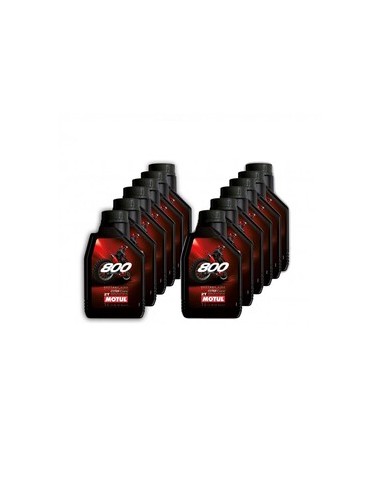 Aceite Motul 800 FL Off Road 2T Caja 12 Litros | Motocross, Enduro, Trail, Trial