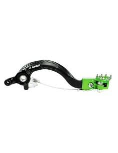 Pedal de Freno Trasero Kawasaki KX 250 F 21-23 KX 450 F 06-23 Negro/Verde