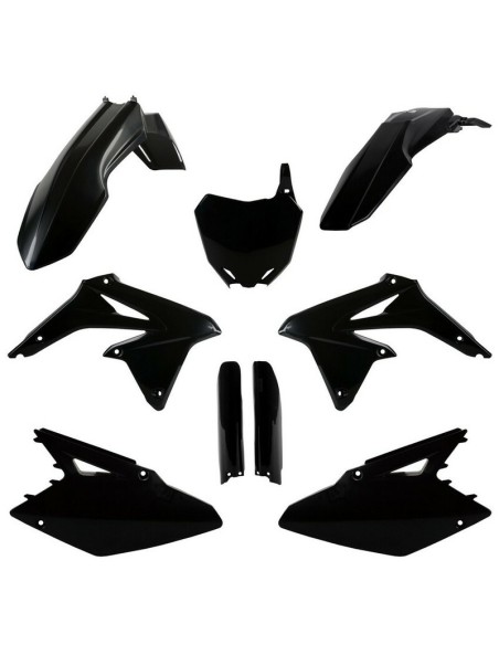 Full Kit Plásticos Polisport Suzuki RMZ 450 08-17 Negro