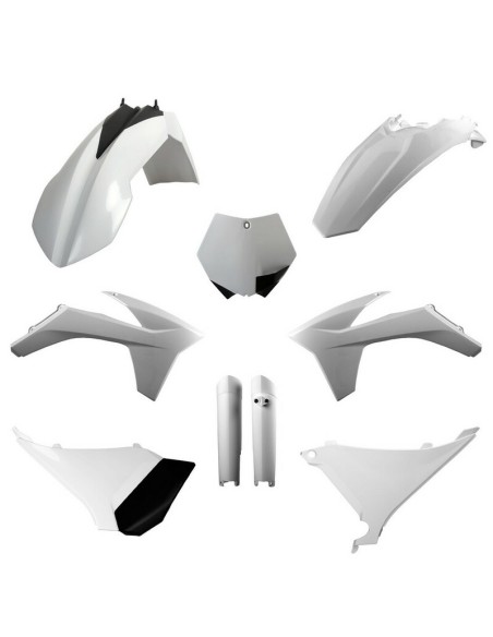 Full Kit Plásticos Polisport KTM SX 125/150/250 2011 Blanco