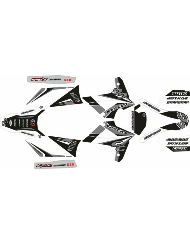 Kit Adhesivos Completo Gas Gas EC 2007 Gris
