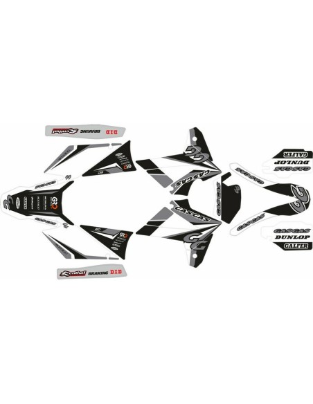 Kit Adhesivos Completo Gas Gas EC 2007 Gris