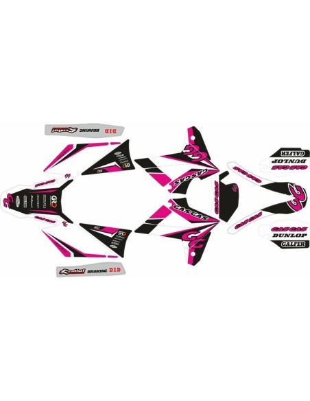 Kit Adhesivos Completo Gas Gas EC 2007 Rosa