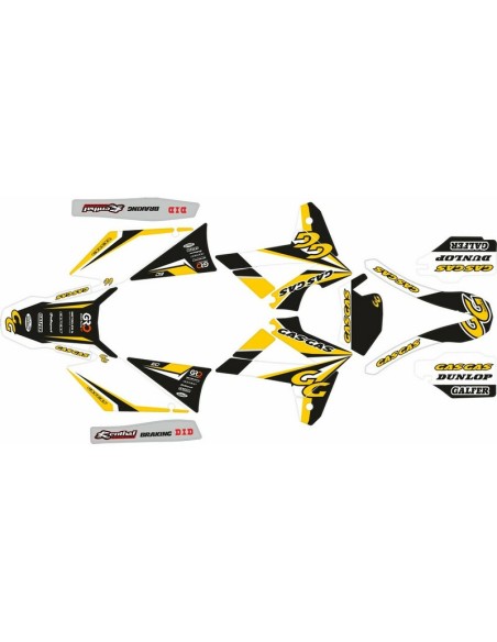 Kit Adhesivos Completo Gas Gas EC 2007 Amarillo