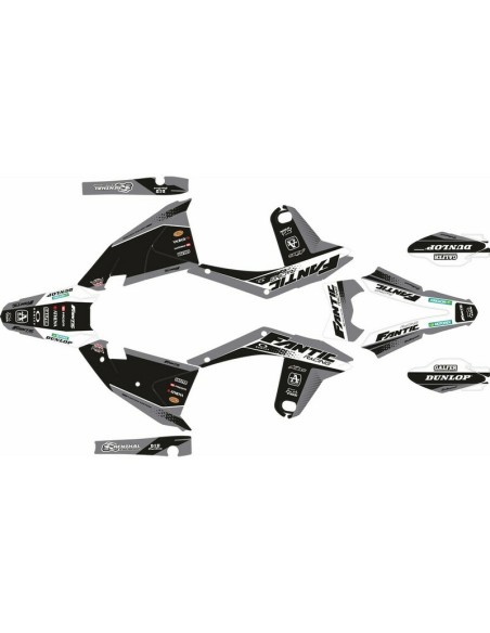 Kit Adhesivos Completo Fantic XE 125 23-24 Gris