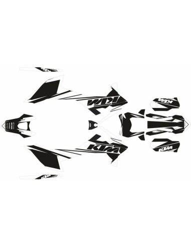 Kit Adhesivos Completo KTM 690 Enduro R 19-.. Blanco