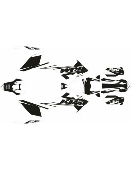 Kit Adhesivos Completo KTM 690 Enduro R 19-.. Blanco