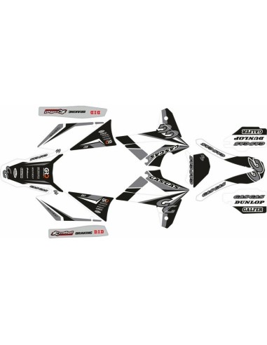 Kit Adhesivos Completo Gas Gas EC 2008 Gris