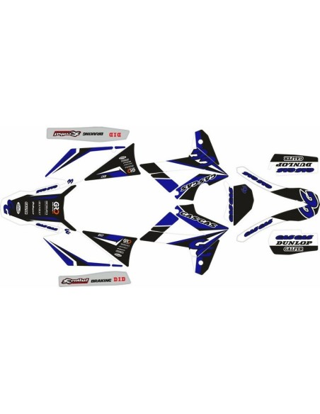Kit Adhesivos Completo Gas Gas EC 2009 Azul