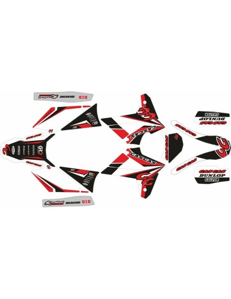 Kit Adhesivos Completo Gas Gas EC 2009 Rojo