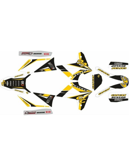 Kit Adhesivos Completo Gas Gas EC 2009 Amarillo