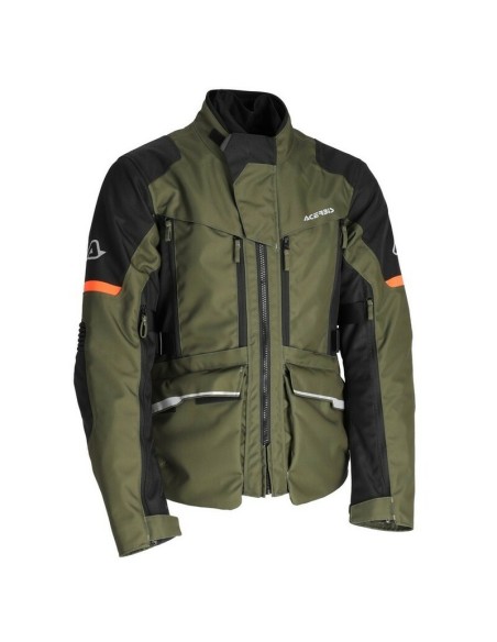 Chaqueta Acerbis X-Rover CE Verde/Naranja