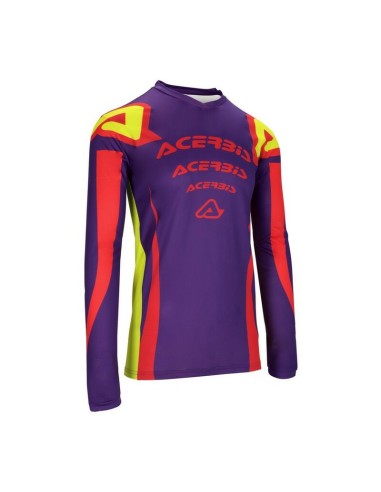 Jersey Acerbis MX J-Track Nascar Violeta/Rojo