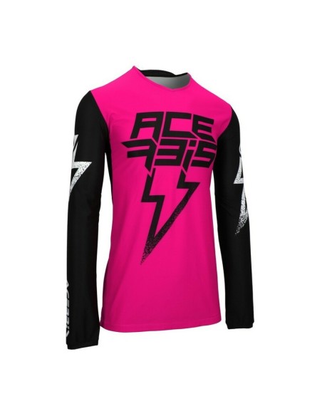 Jersey Acerbis X-Flex Blizzard Negro/Rosa