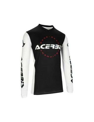 Jersey Acerbis MX J-Track INC Negro/Blanco