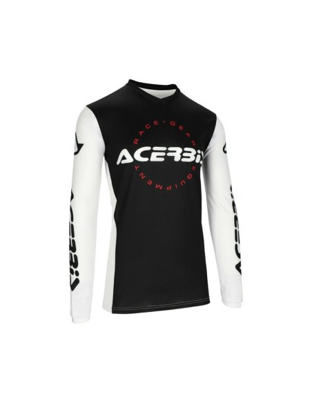 Jersey Acerbis MX J-Track INC Negro/Blanco