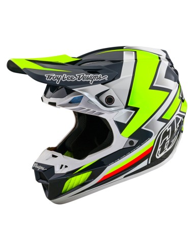 Casco Troy Lee Designs SE5 ECE Composite Ever Gris/Amarillo