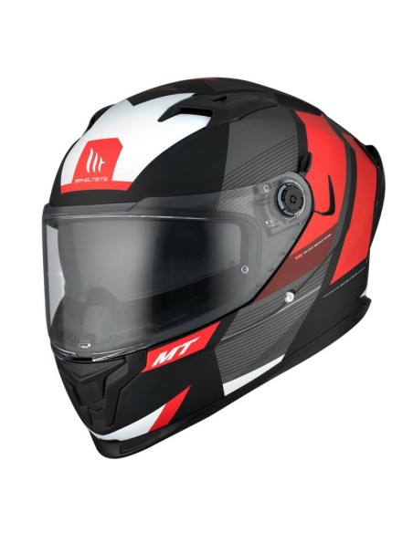 Casco MT Braker SV Chento B5 Matt Negro/Rojo