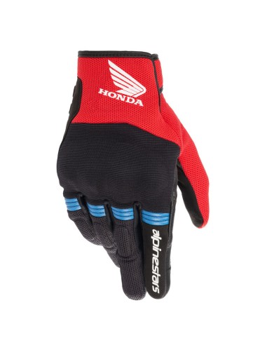 Guantes Alpinestars Honda Copper Negro/Rojo