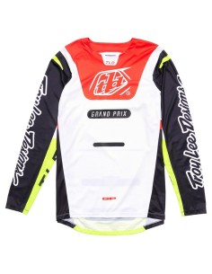 Jersey Infantil Troy Lee Designs GP Pro Blends Blanco/Rojo