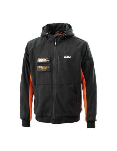 Sudadera con Capucha y Cremallera KTM Duke Negro/Naranja