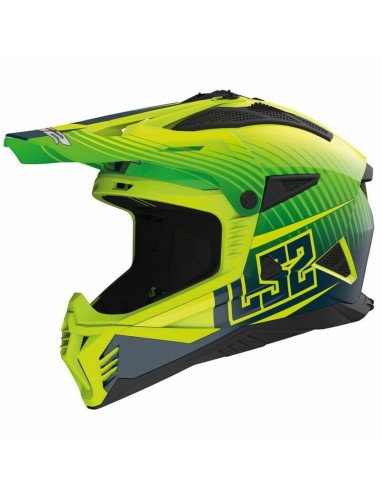 Casco LS2 MX708 Fast II Duck Verde