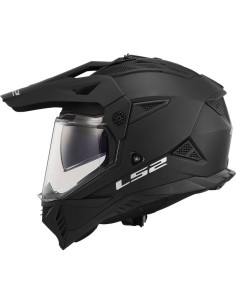 Casco LS2 MX702 Pioneer II Solid Negro Mate