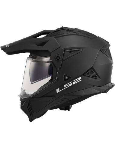 Casco LS2 MX702 Pioneer II Solid Negro Mate