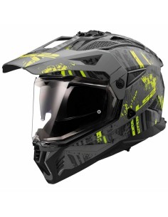 Casco LS2 MX702 Pioneer II Crazy Amarillo