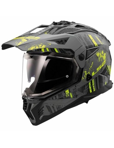Casco LS2 MX702 Pioneer II Crazy Amarillo