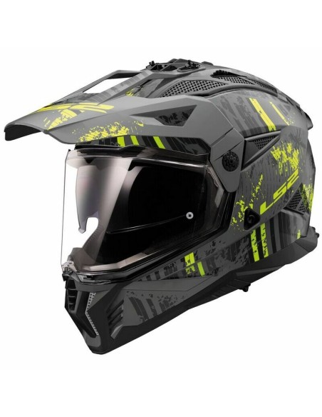 Casco LS2 MX702 Pioneer II Crazy Amarillo