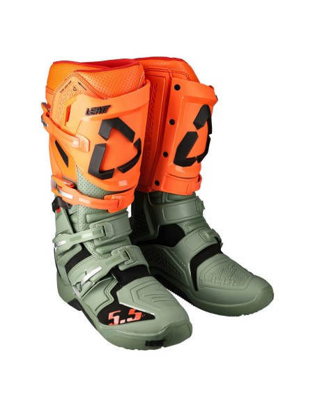 Botas Leatt 5.5 Flexlock Enduro Verde