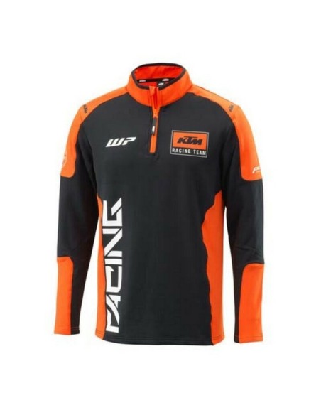Sudadera con 1/2 Cremallera KTM Team Negro/Naranja