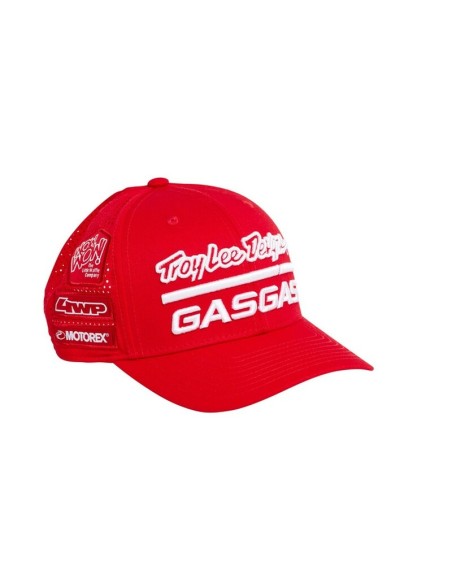 Gorra Gas Gas Troy Lee Designs Team Curved Rojo