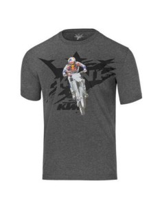 Camiseta KTM Popout Gris Oscuro