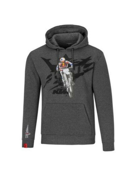 Sudadera con Capucha KTM Popout Gris Oscuro