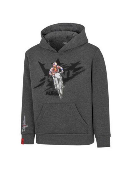 Sudadera con Capucha Infantil KTM Popout Gris Oscuro