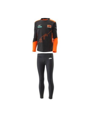 Pijama Infantil KTM Team Negro/Naranja