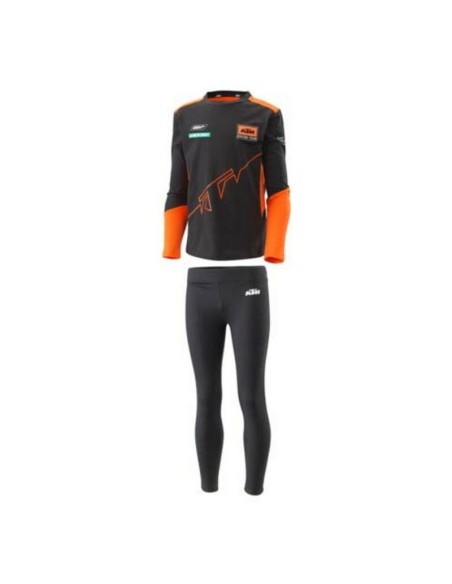 Pijama Infantil KTM Team Negro/Naranja