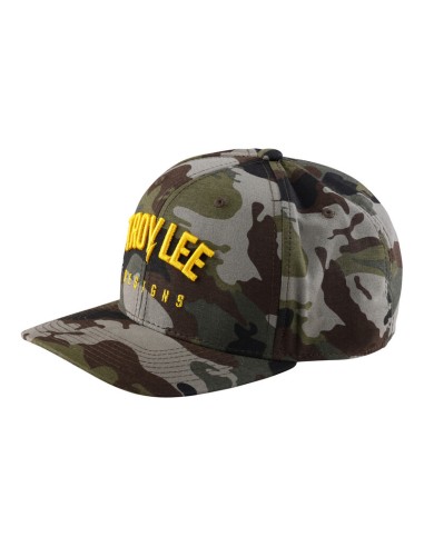 Gorra Curvada Troy Lee Designs Bolt Camuflaje