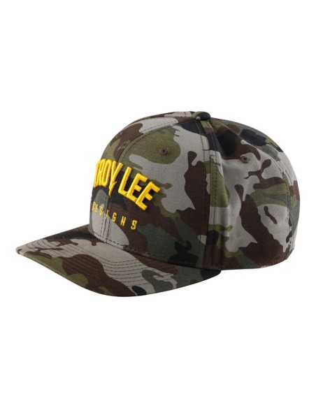 Gorra Curvada Troy Lee Designs Bolt Camuflaje