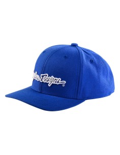 Gorra Curvada Troy Lee Designs Signature Azul