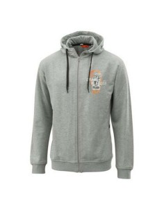 Sudadera con Capucha y Cremallera KTM Orange Fluids Gris