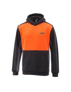 Sudadera con Capucha KTM Mechanic Negro/Naranja